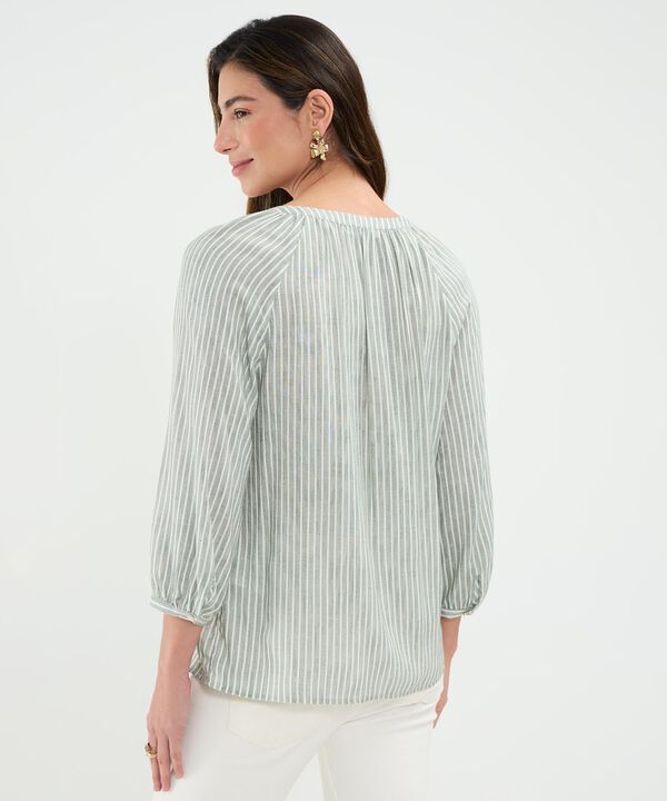 Blusa Estampada Escote en V