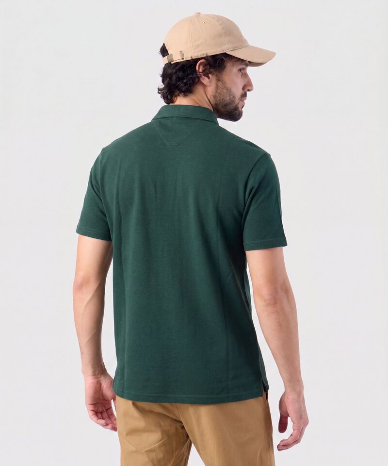 Polo Con Bolsillo De Parche Para Hombre