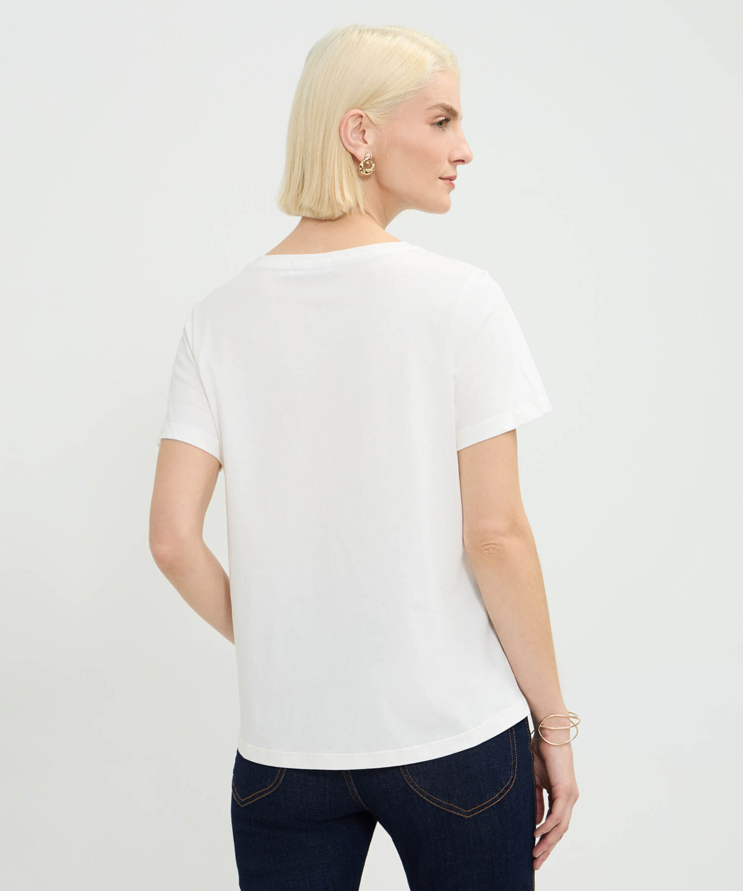 Camiseta Manga Corta, Cuello Redondo