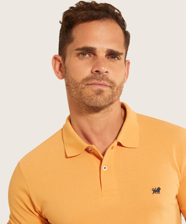 Polo Tejido Unicolor Cuello Y Puños Tejidos,Sin Bolsillo Con Hiladillo. image number null