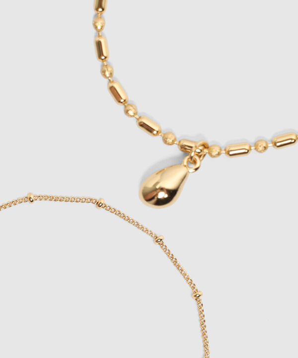 Set Pulseras x2 con Dije para Mujer