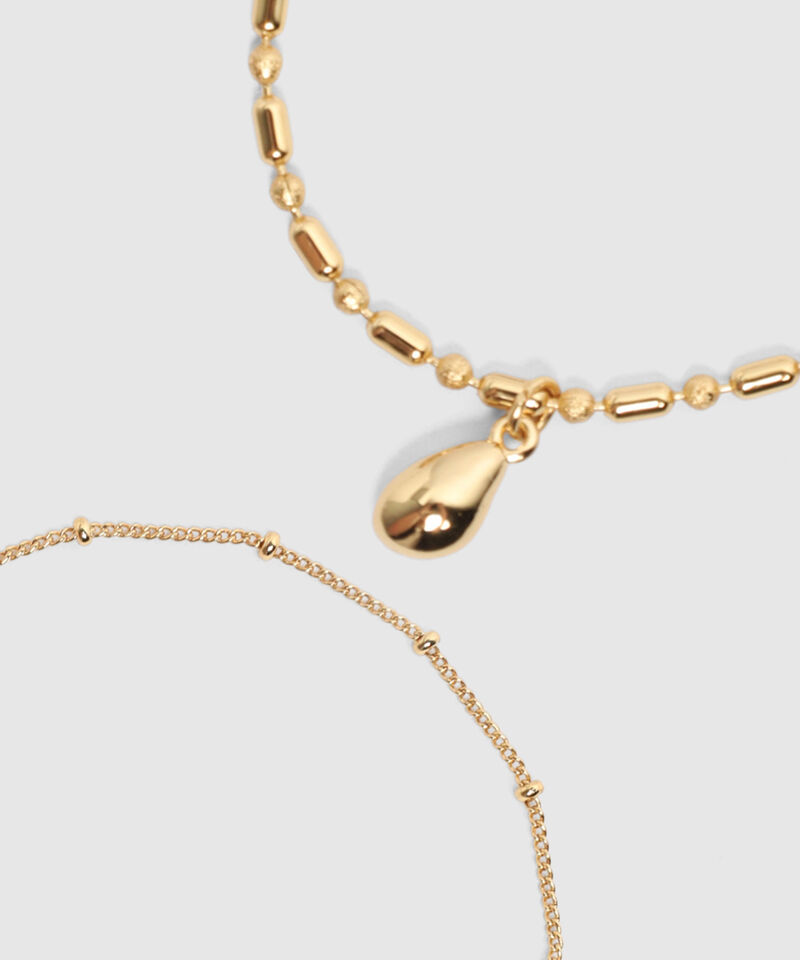 Set Pulseras x2 con Dije para Mujer