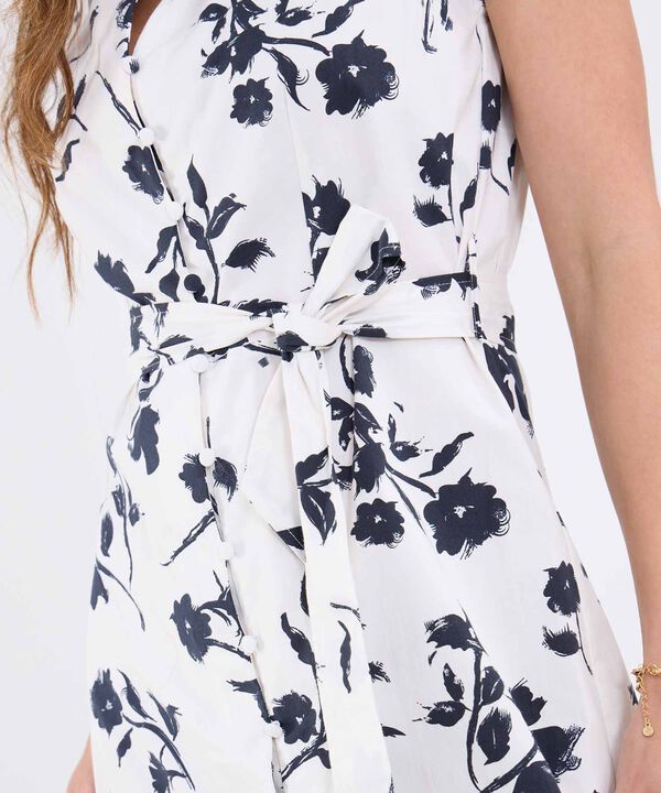 Vestido Estampado Con Cinturon image number null