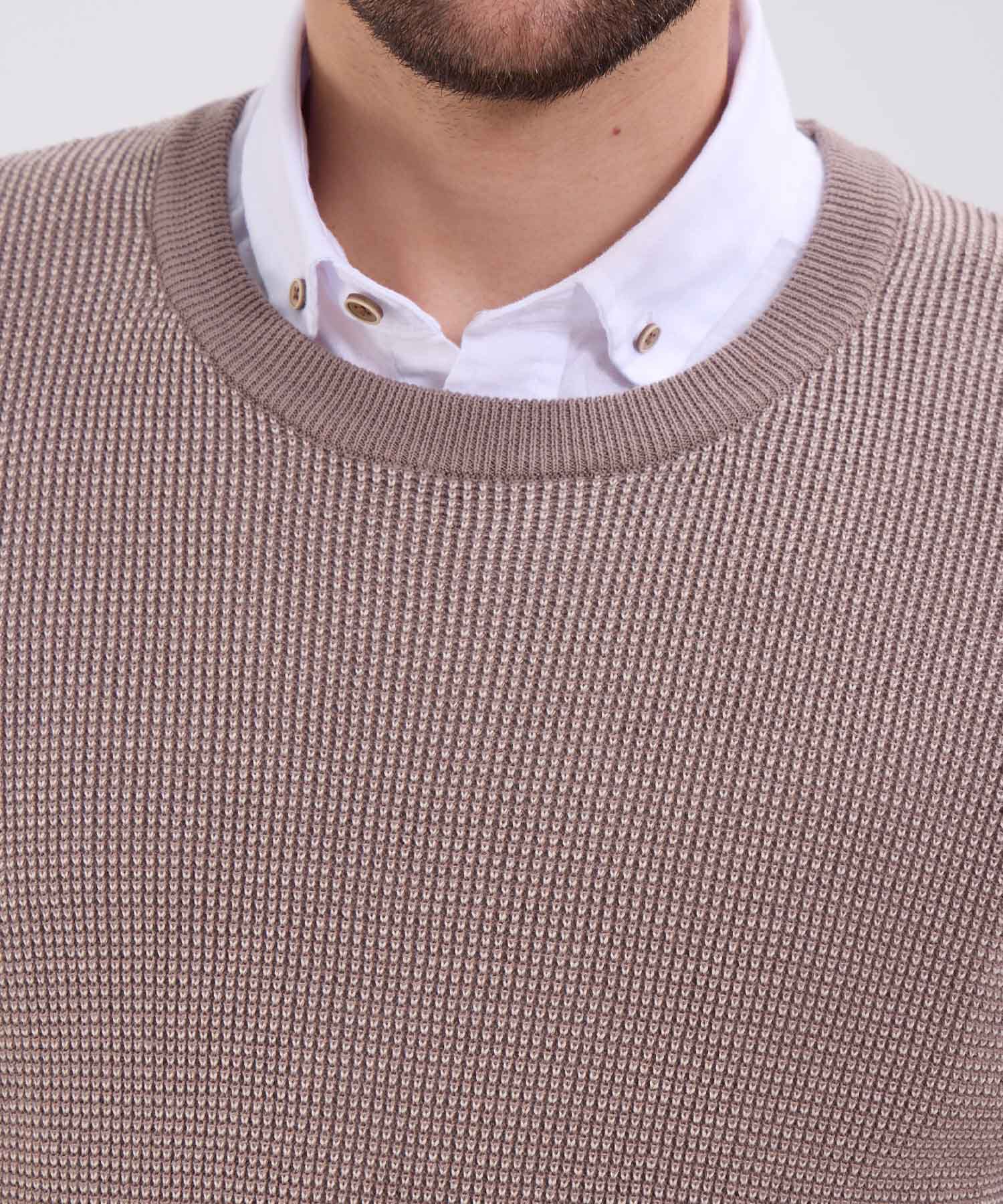 Saco Cuello Redondo Para Hombre