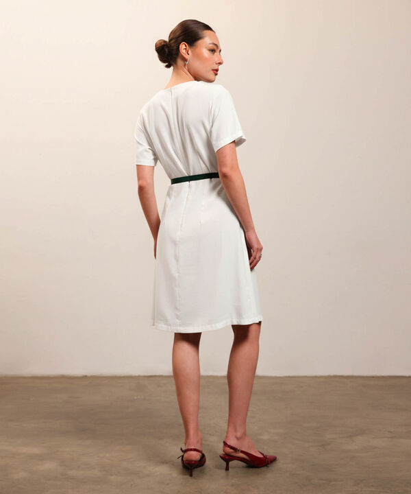 Vestido Midi De Corte Recto Para Mujer