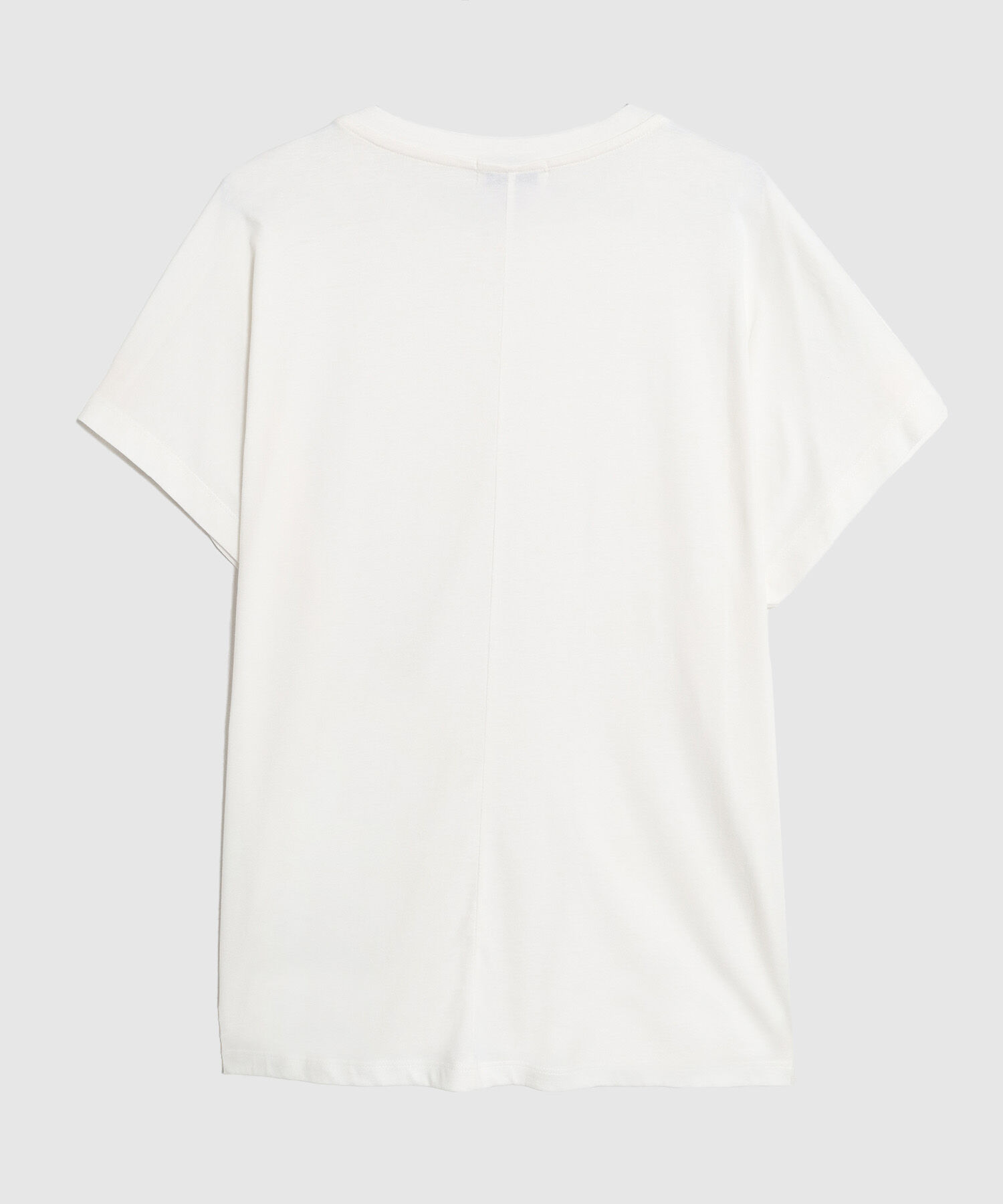 Camiseta Con Bordado Lateral Para Mujer Curvy