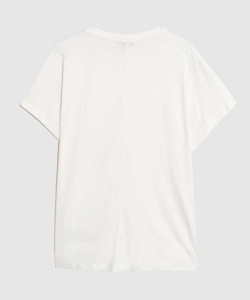 Camiseta Con Bordado Lateral Para Mujer Curvy