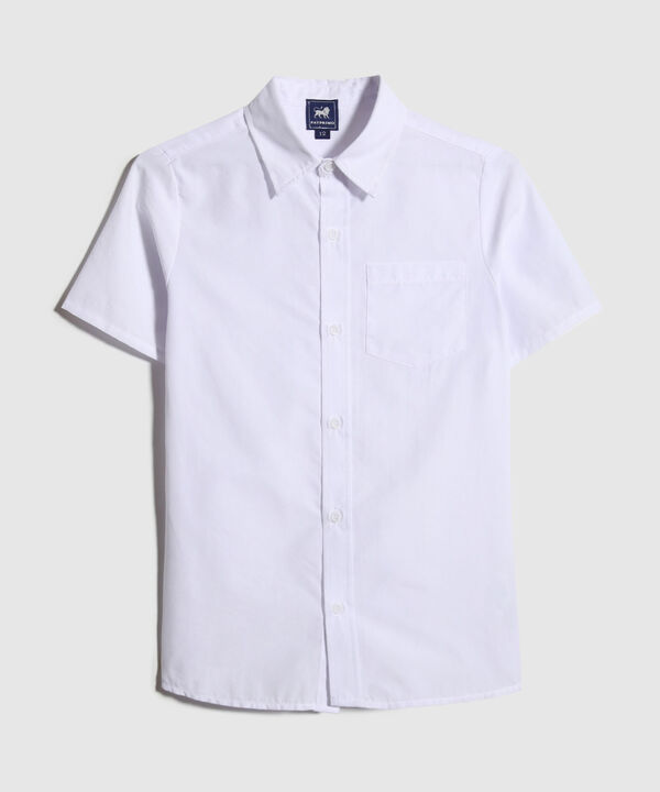 Camisa Niño Junior Manga Corta Unicolor