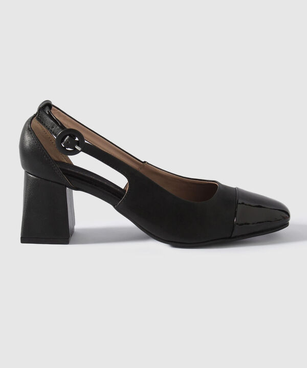 Tacones Medios Con Puntera