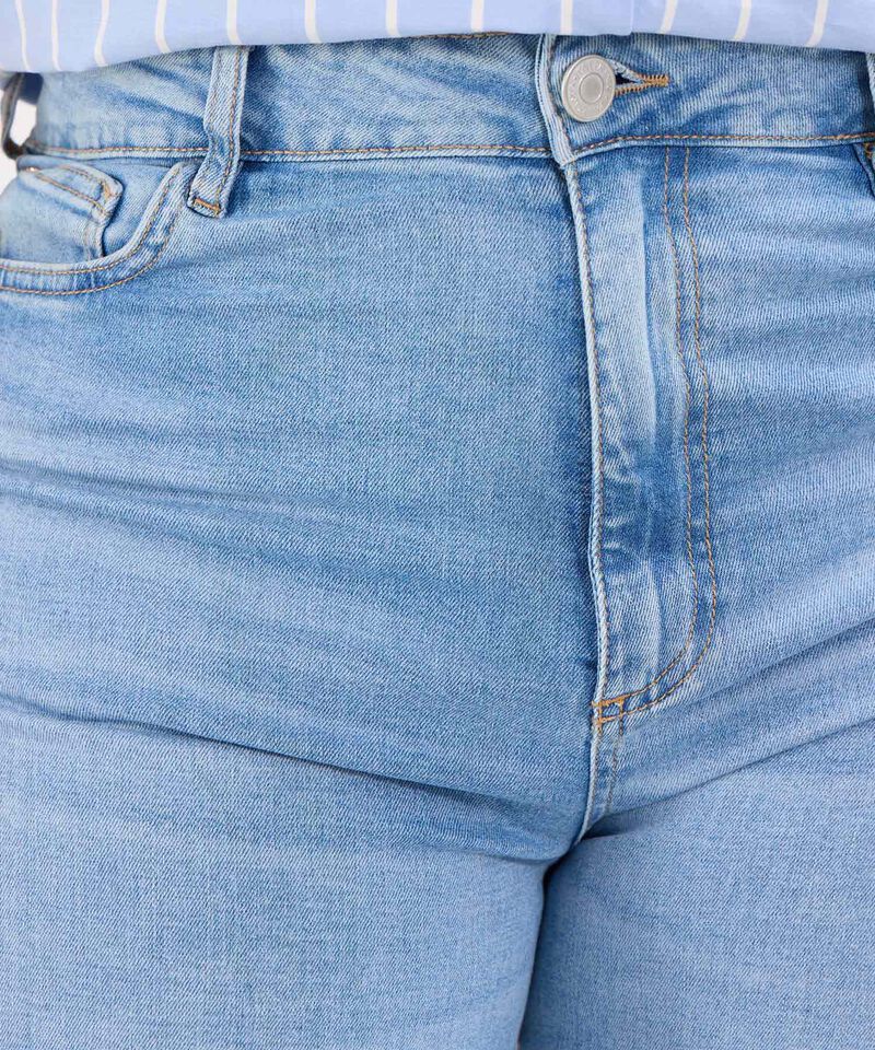Jeans Culotte Tono Claro