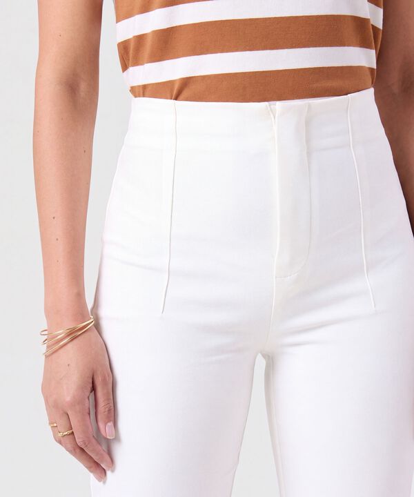 Pantal&oacute;n Ajustado De Tiro Alto Mujer