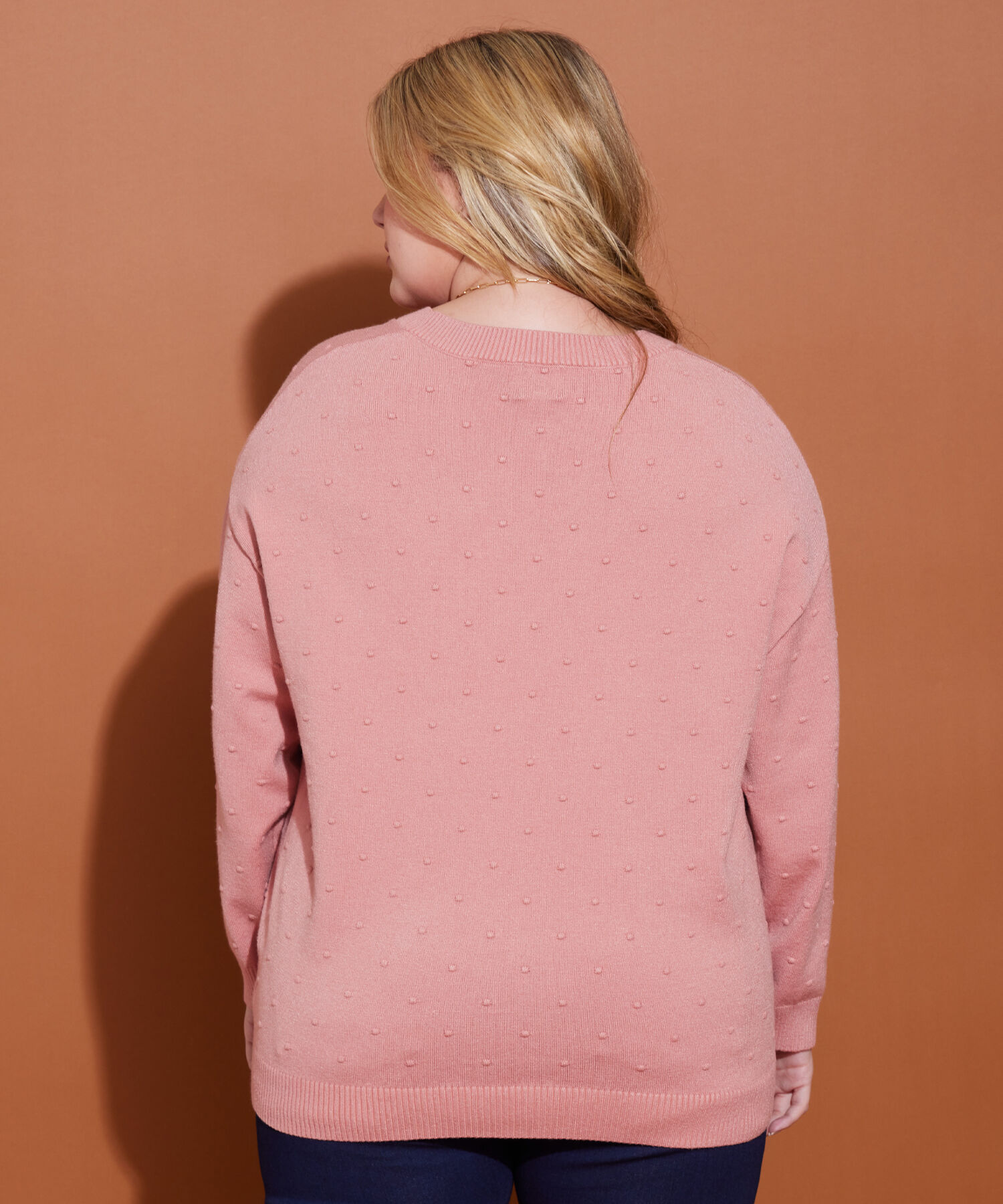 Saco Cuello Redondo Manga Larga