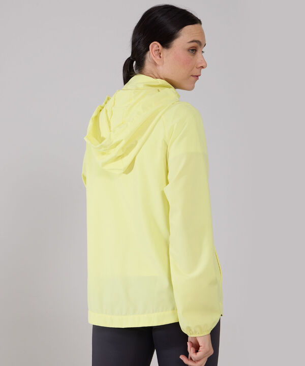 Chaqueta Deportiva Unicolor Manga Rangland, Cuello Alto Con Capota Desplegable Funcional, Bolsillos Y Elástico En Puños,  Team Player