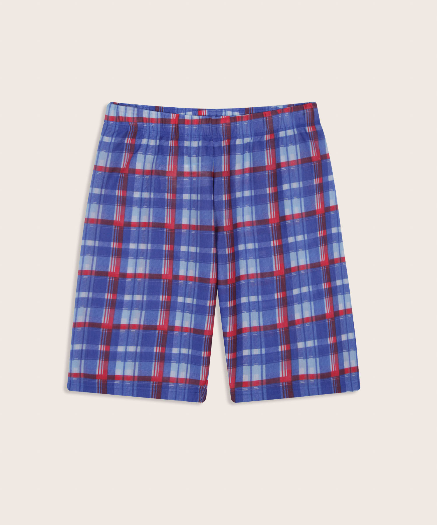 Pijama Niño Manga Corta a Cuadros