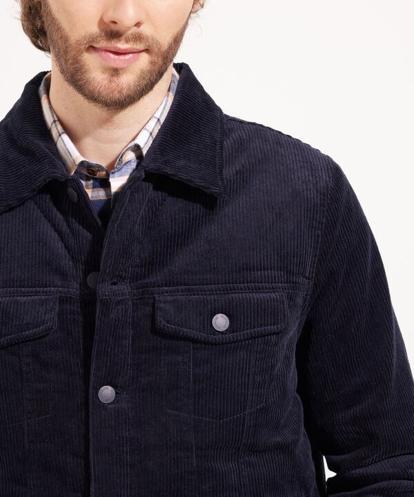 Chaqueta Truker Tejido De Pana Y Acolchado Interno image number null