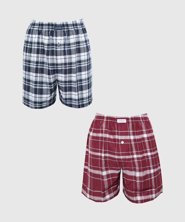 Pack X2 Boxer Holgados Para Hombre En Poli-Algod&oacute;n image number null