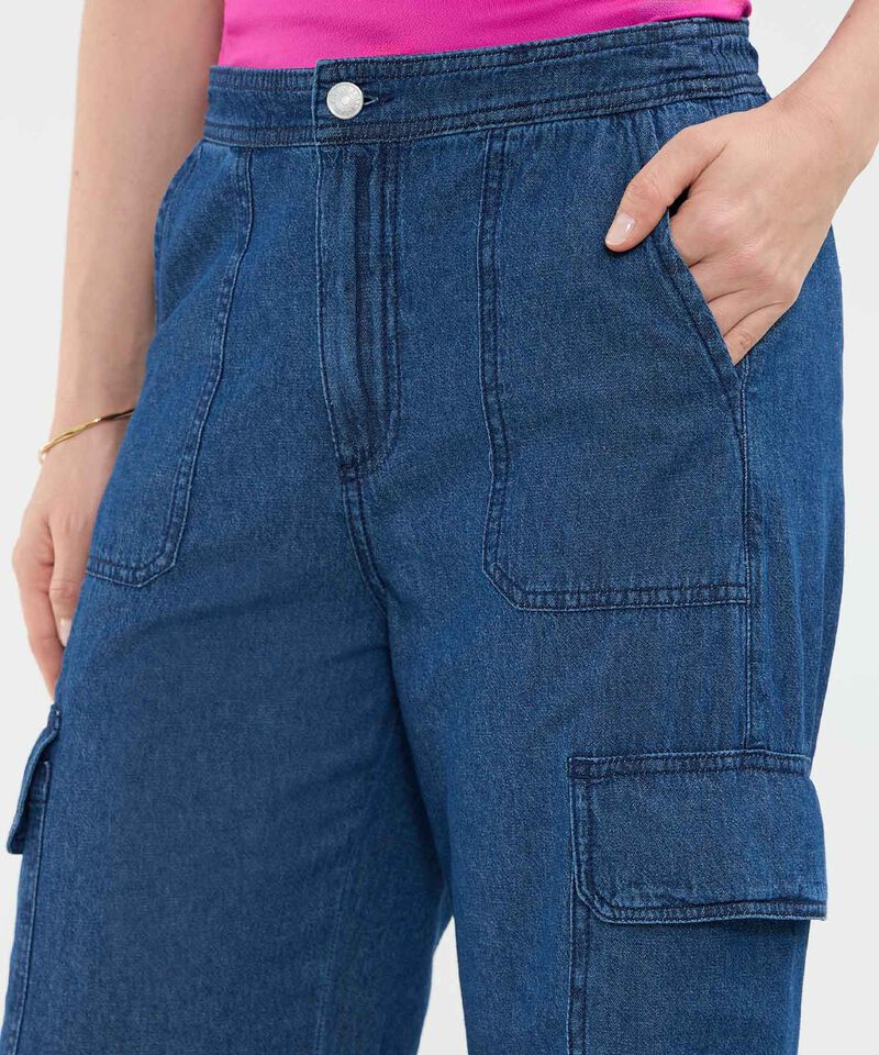 Jeans Fluido Cargo
