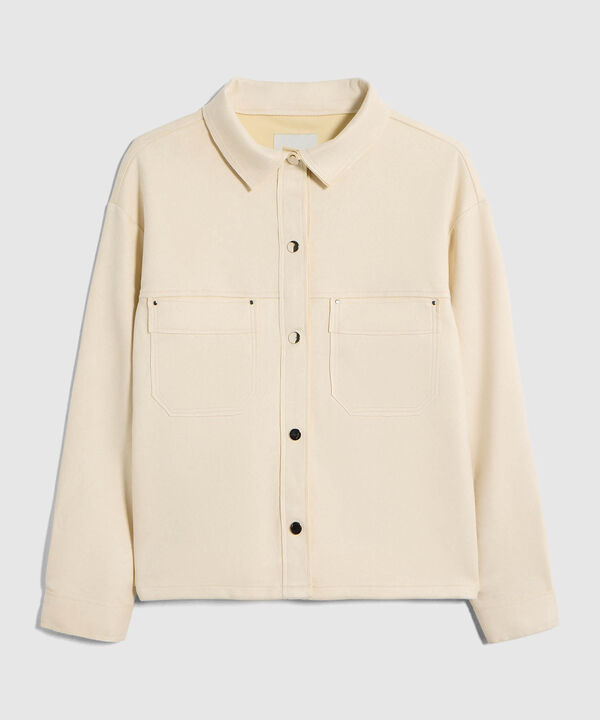 Chaqueta Unicolor Estilo Cargo para Mujer image number null