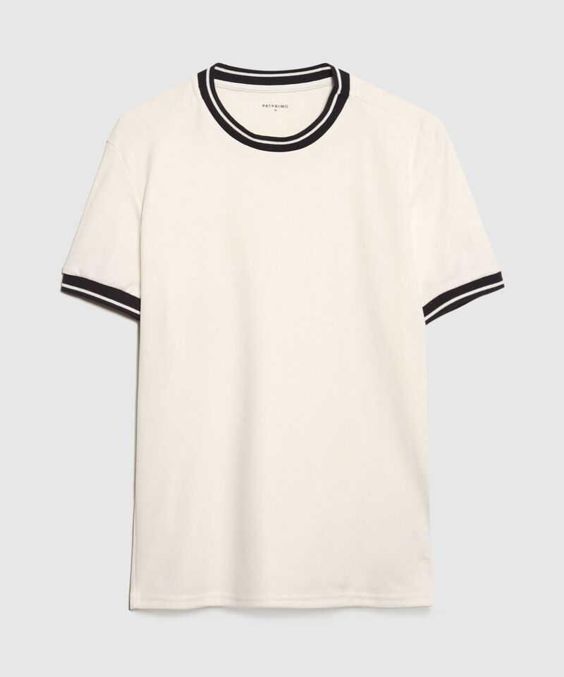Camiseta Cuello Tejido