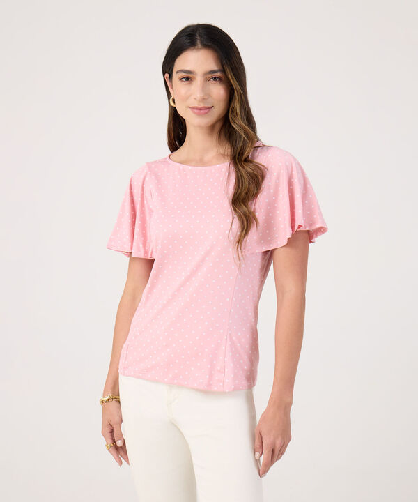 Camiseta Estampada Cuello Redondo image number null