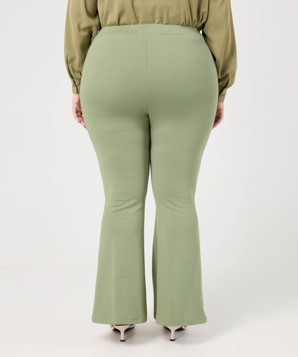 Leggings Flare Tiro Alto Para Mujer Curvy