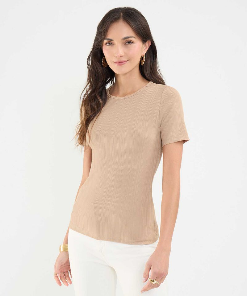 Camiseta Acanalada