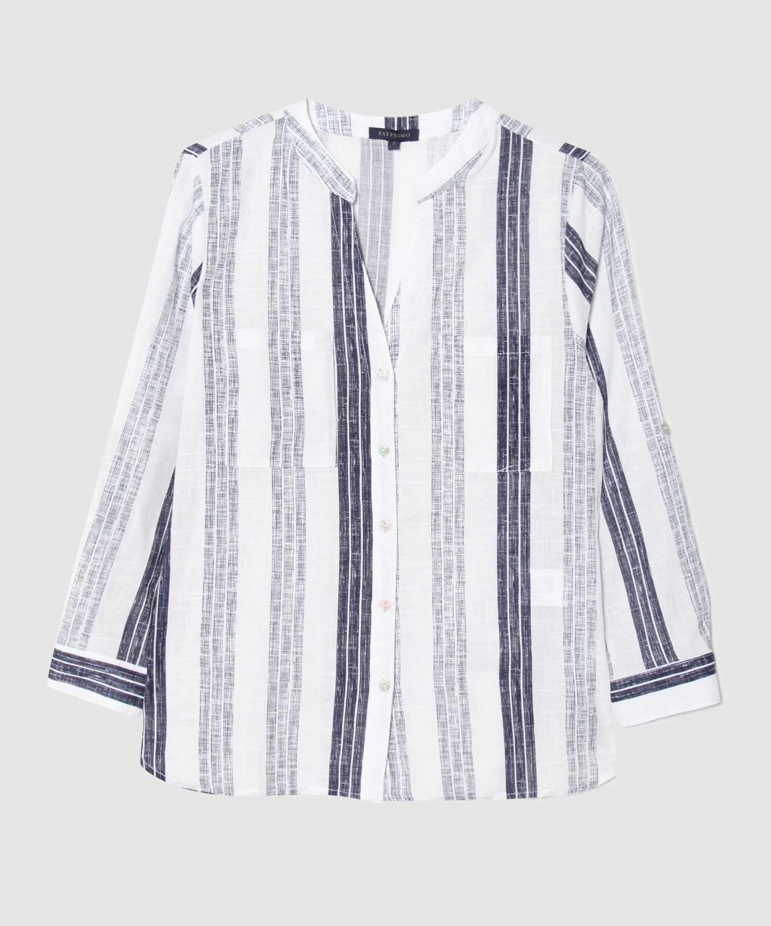 Blusa Manga Larga en Lino