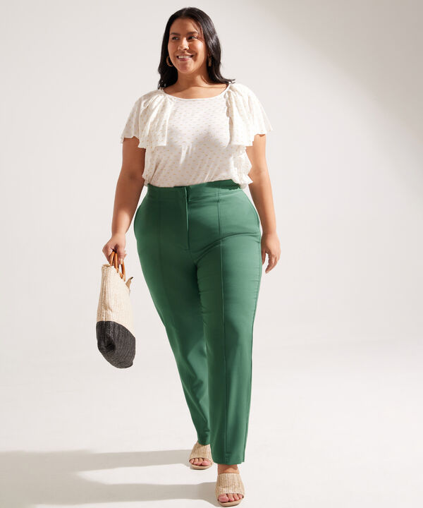 Blusa Manga Corta con Boleros