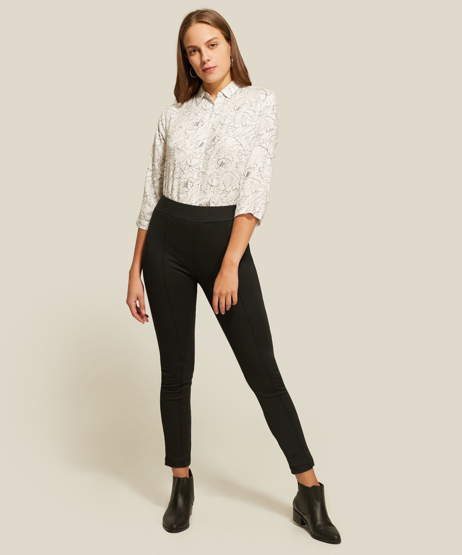 Camisa Manga ¾ Estampada