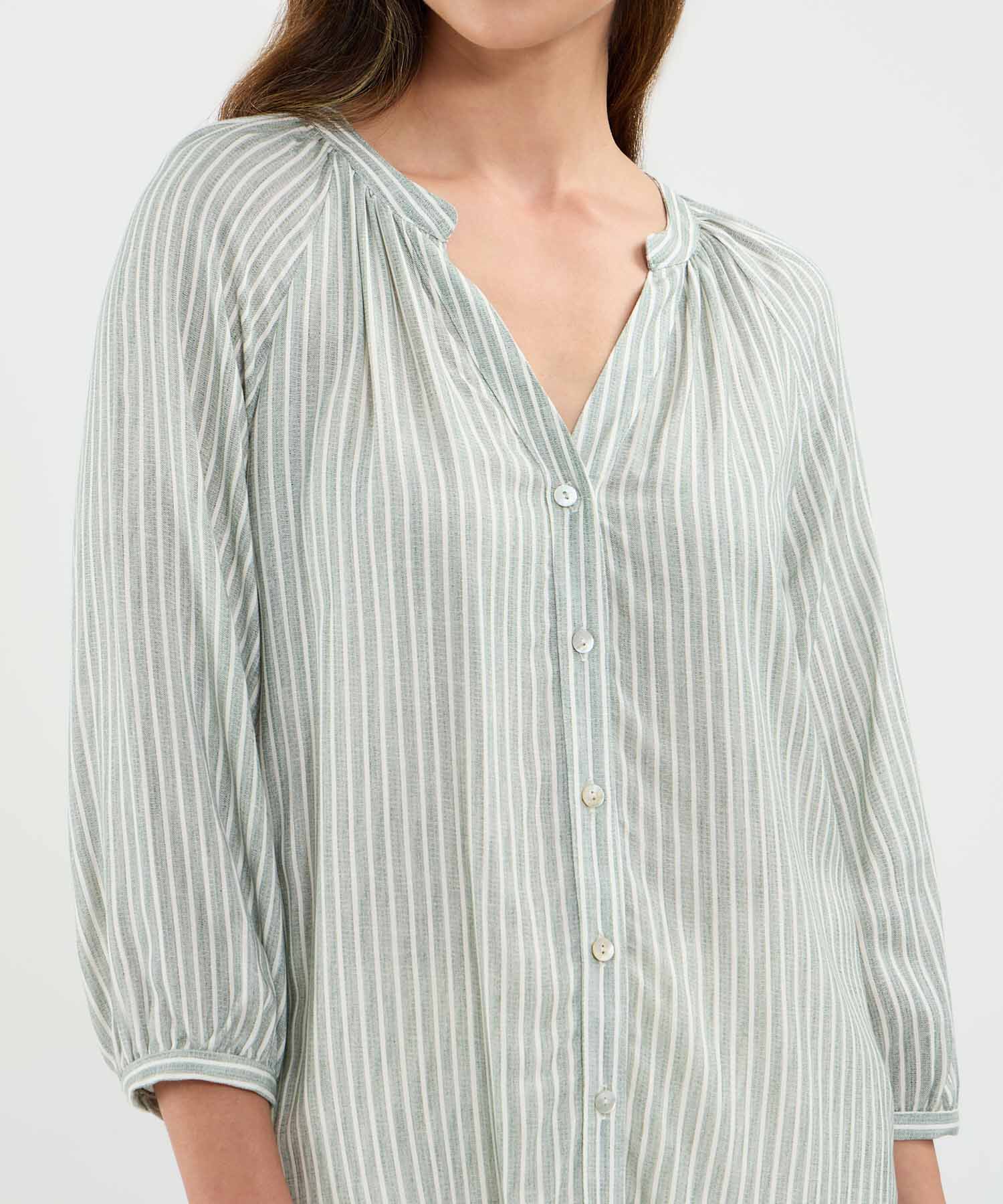 Blusa Estampada Escote en V