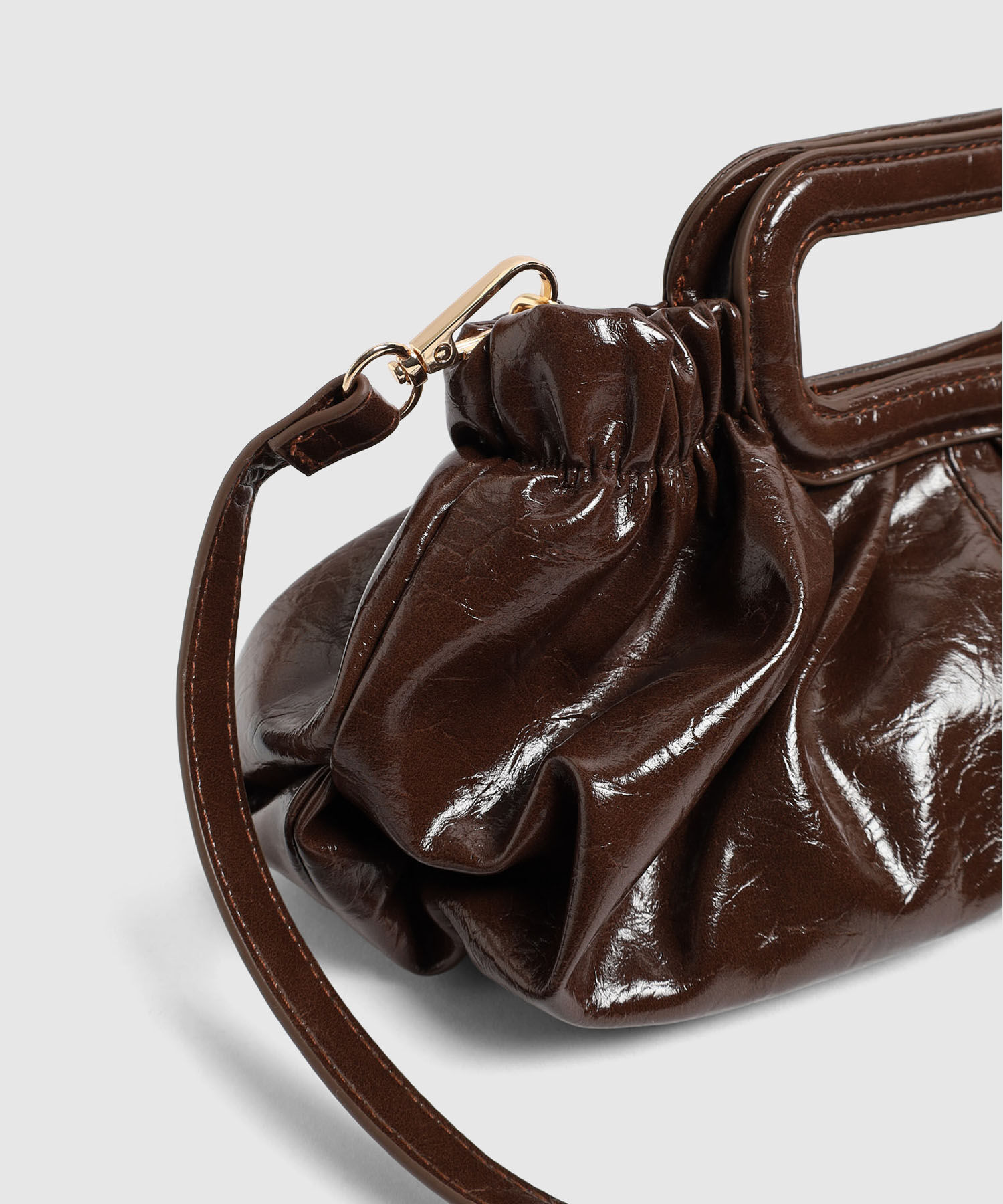Bolso De Mano Con Asa Estructurada Mujer