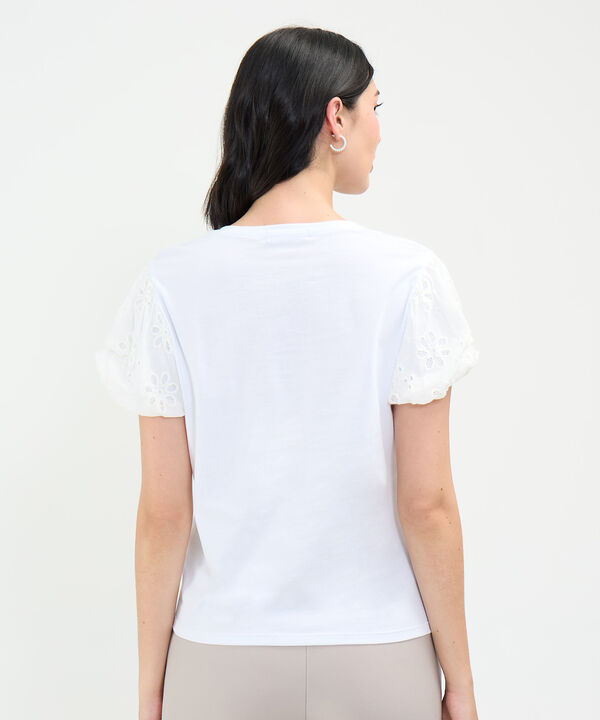 Camiseta Manga en Ojalillo