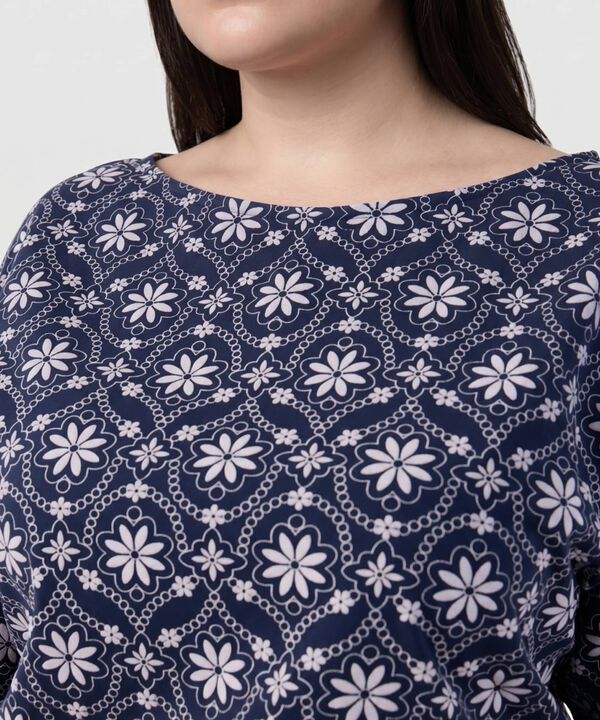 Camiseta Manga Tres Cuartos Mujer Curvy