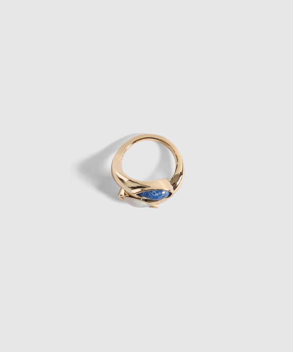 Anillo Dorado Con Perlas image number null