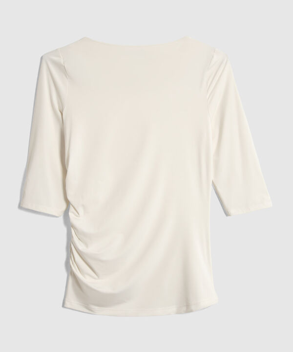 Camiseta Unicolor Manga ¾ image number null