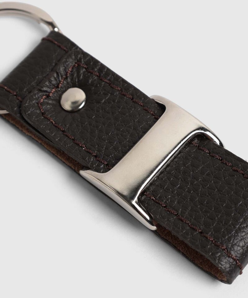 Llavero Unicolor Con Herraje Para Hombre