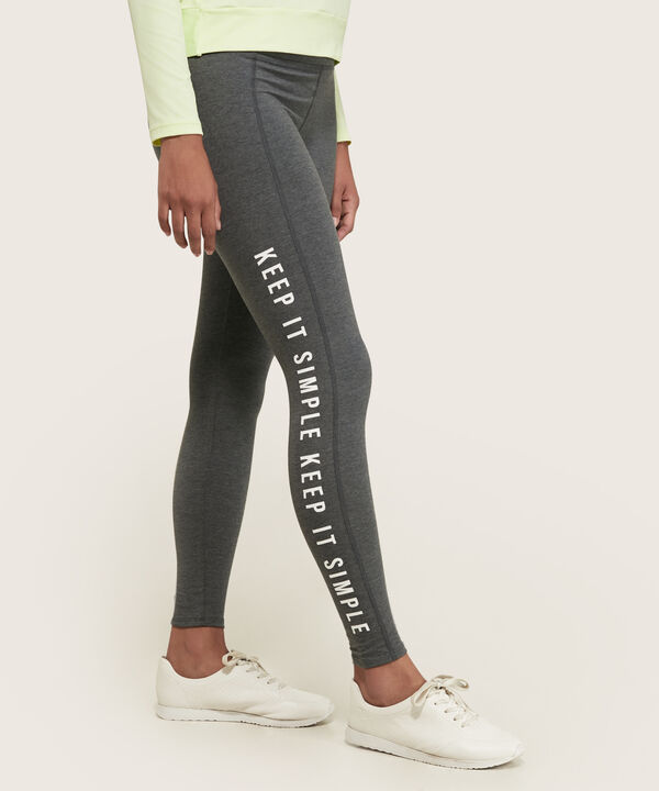 Leggings Con Estampado Screen En Costados