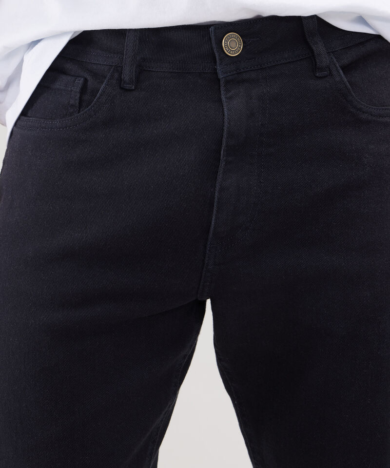 Jeans Slim Tono Azul Oscuro