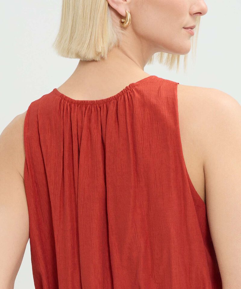 Blusa Unicolor Silueta Globo