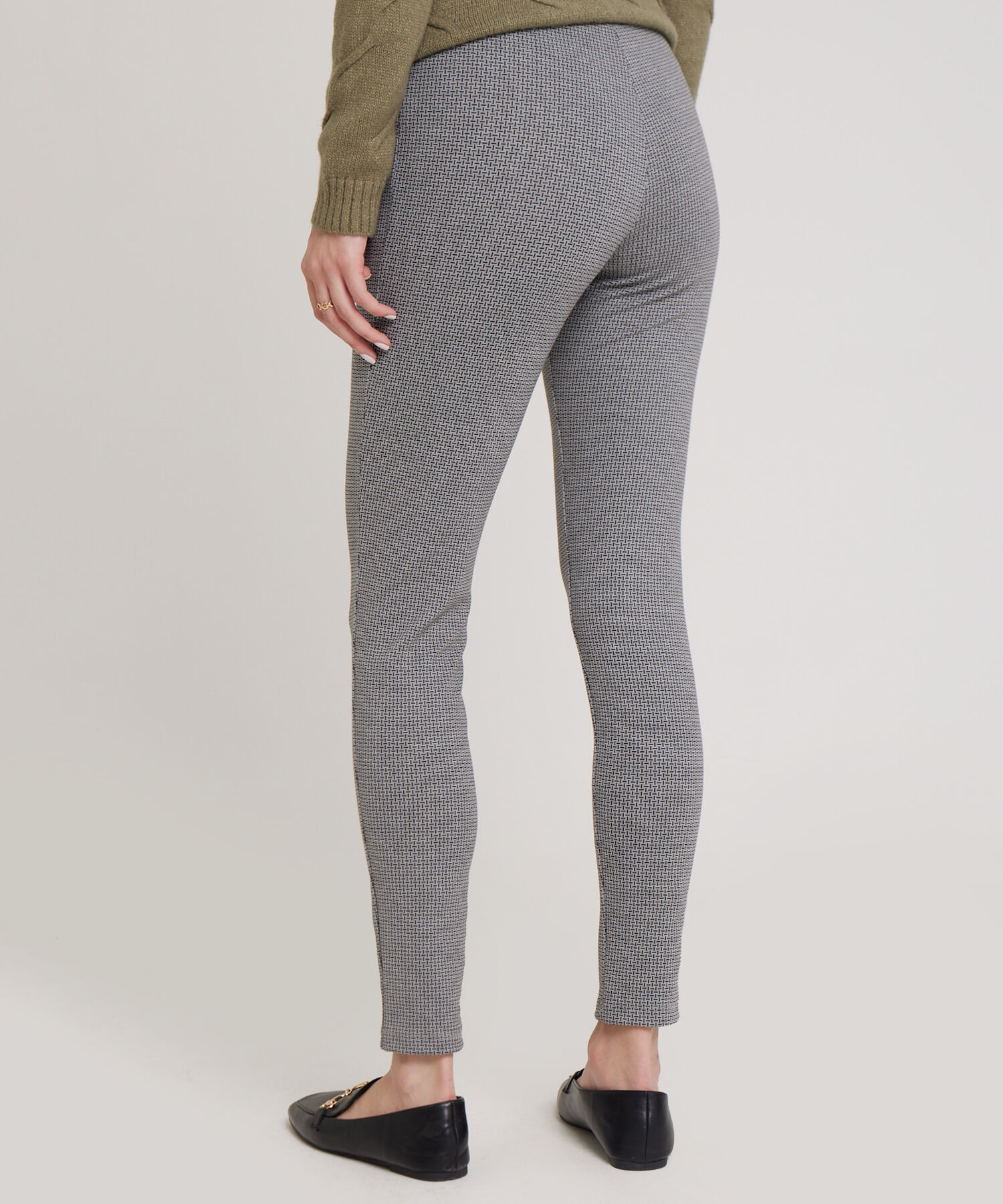 Legging Estampado Con Pretina Ancha