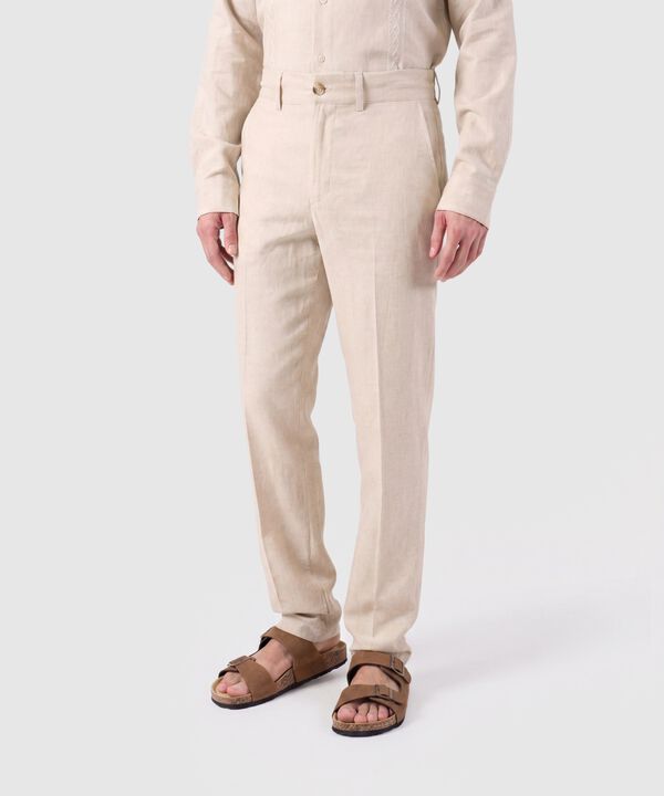 Pantal&oacute;n Largo Casual Para Hombre image number null