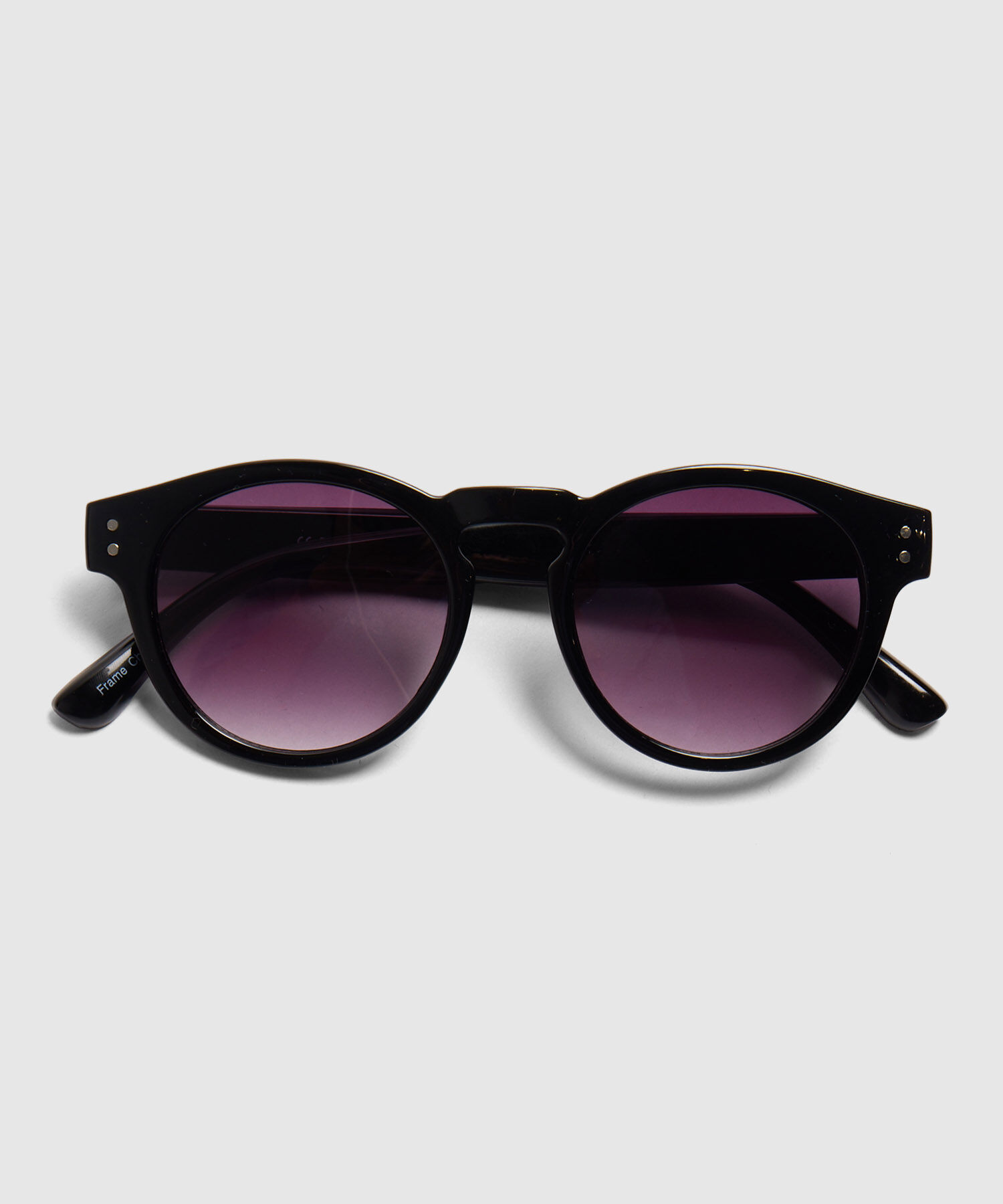 Gafas De Sol Redondas Con Apliques Para Mujer