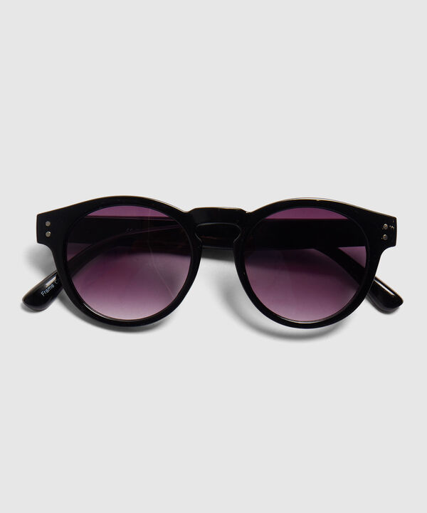 Gafas De Sol Redondas Con Apliques Para Mujer