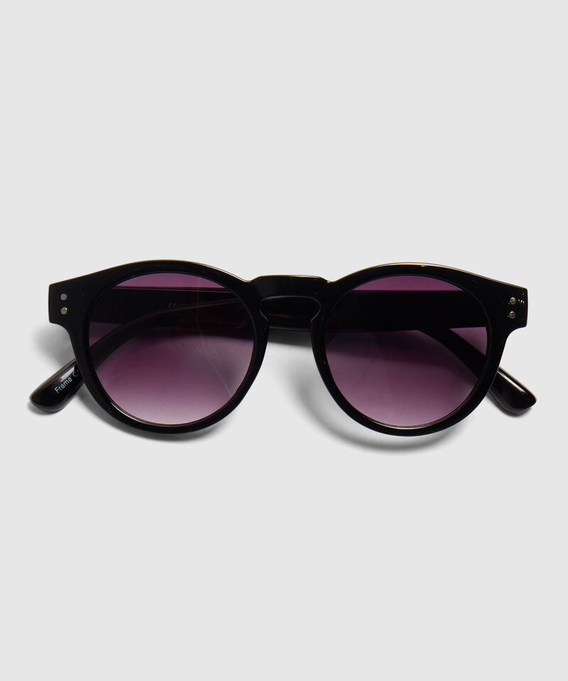 Gafas De Sol Redondas Con Apliques Para Mujer