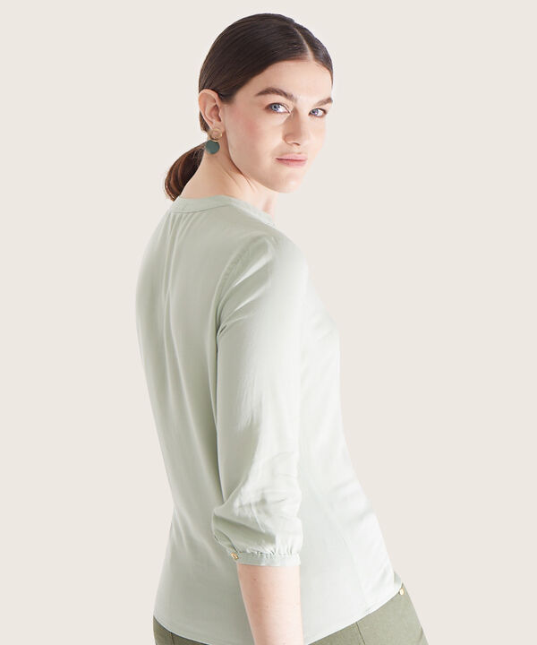 Blusa Manga 3/4 Unicolor