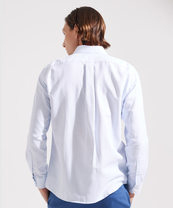 Camisa Manga Larga Cuello Italiano