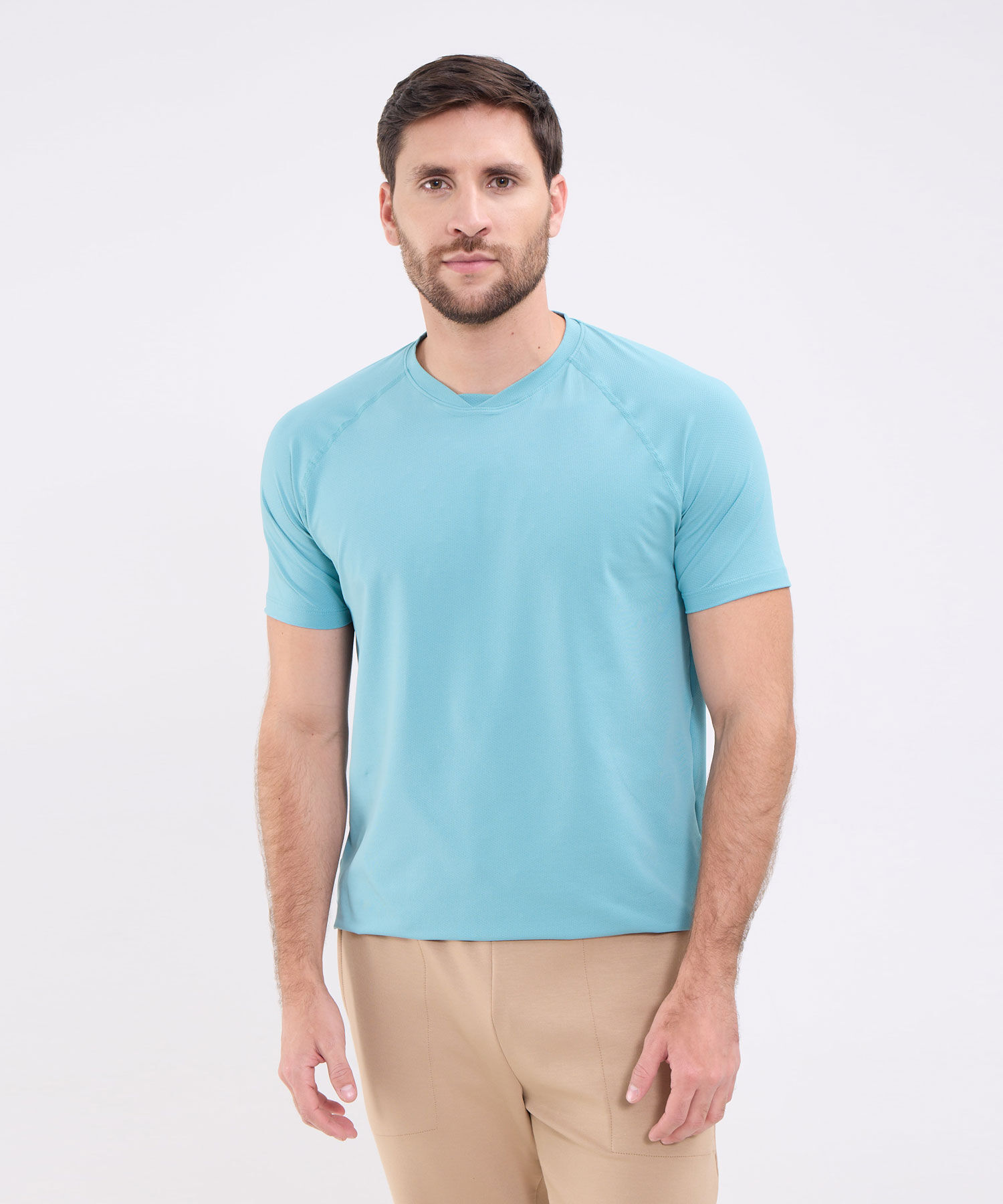 Camiseta Con Textura Para Hombre