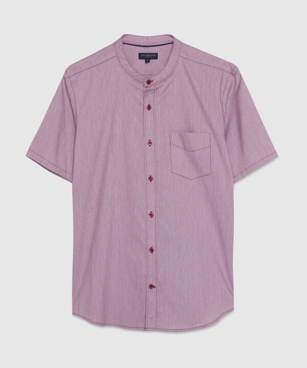 Camisa Manga Corta con Cuello Neru
