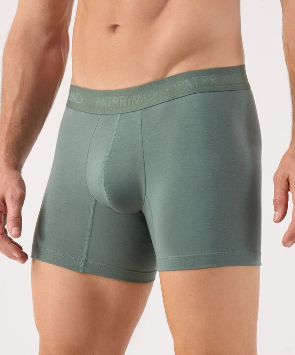 Pack X5 Boxer Medio En Algodón Unicolor image number null