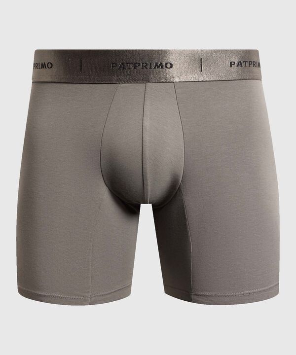 Pack x5 B&oacute;xers Medios Unicolor para Hombre image number null